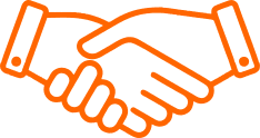 Handshake partnership icon